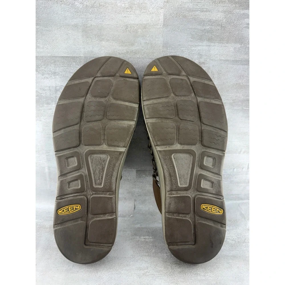 Keen Uneek Slide Men Brown Braided Cord Slip On Sandals 1014626 Size 11